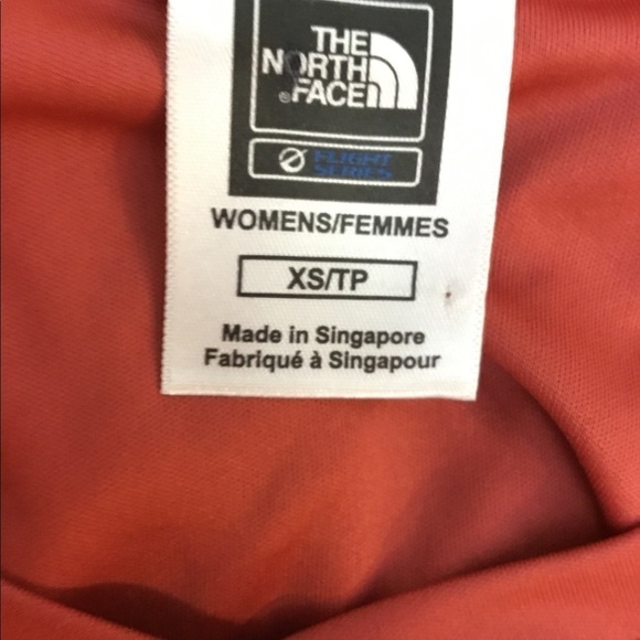 THE Northface long sleeve v neck rust colored XS - Picture 3 of 10